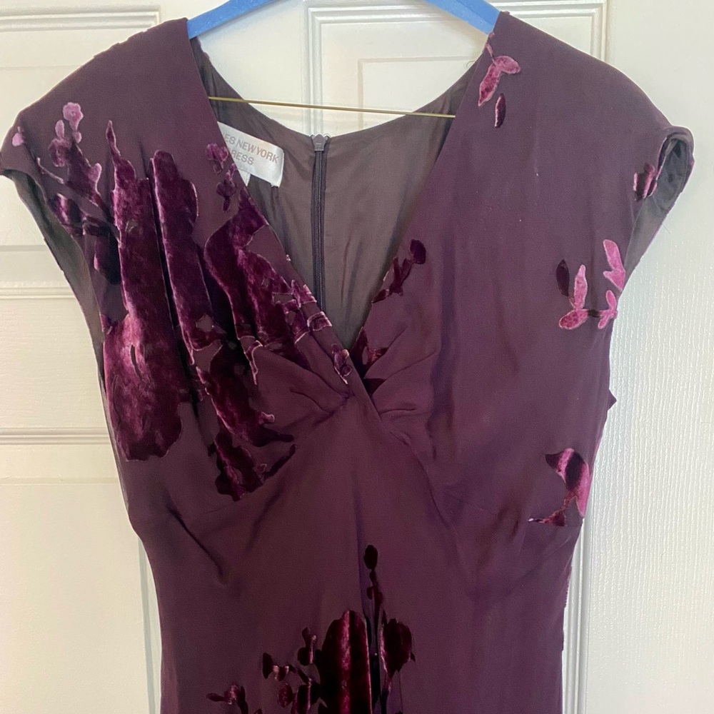 Jones New York Dress - Burgandy Sz 16